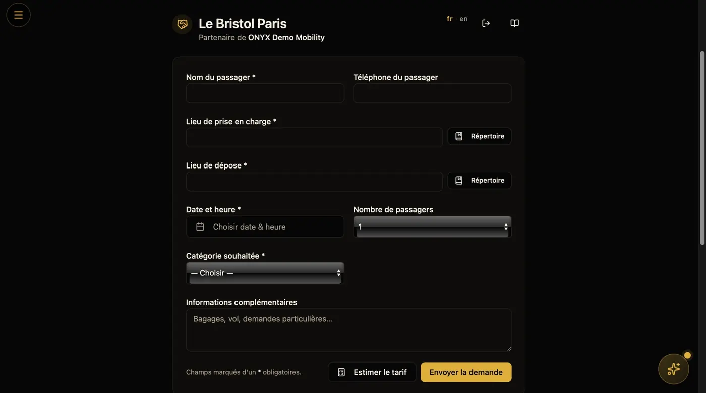 Portail partenaires
